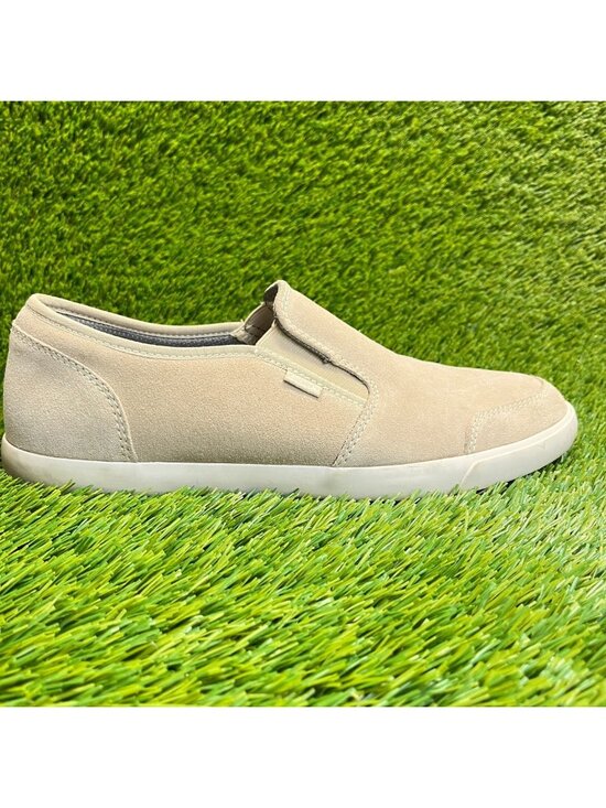 Clarks Torbay Mens Size 11 Beige Casual Classic Suede Slip On Loafers Shoes main image 11